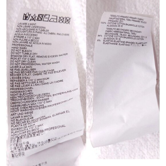 DSQUARED2 Printed Slogan Cotton Sweatshirt Size M Mens Off-White $385 - Picture 12 of 12